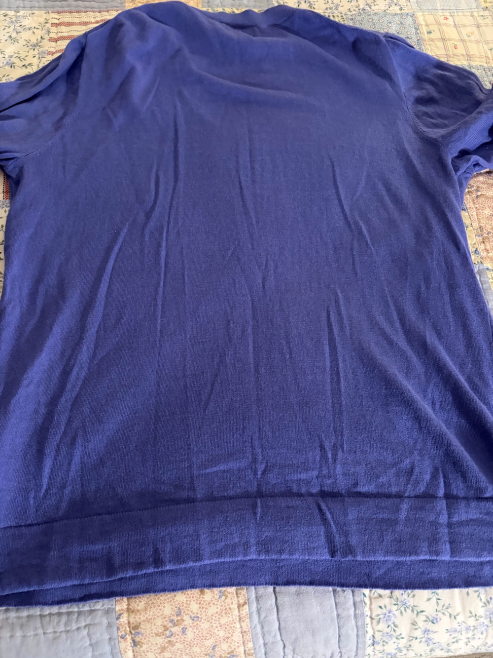 J. Crew Factory Cotton Teddie Sweater, Size Large - Picture 2 of 4